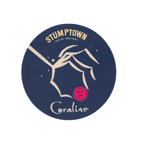 Coraline Hand Sticker (fake)-Stumptown Coffee